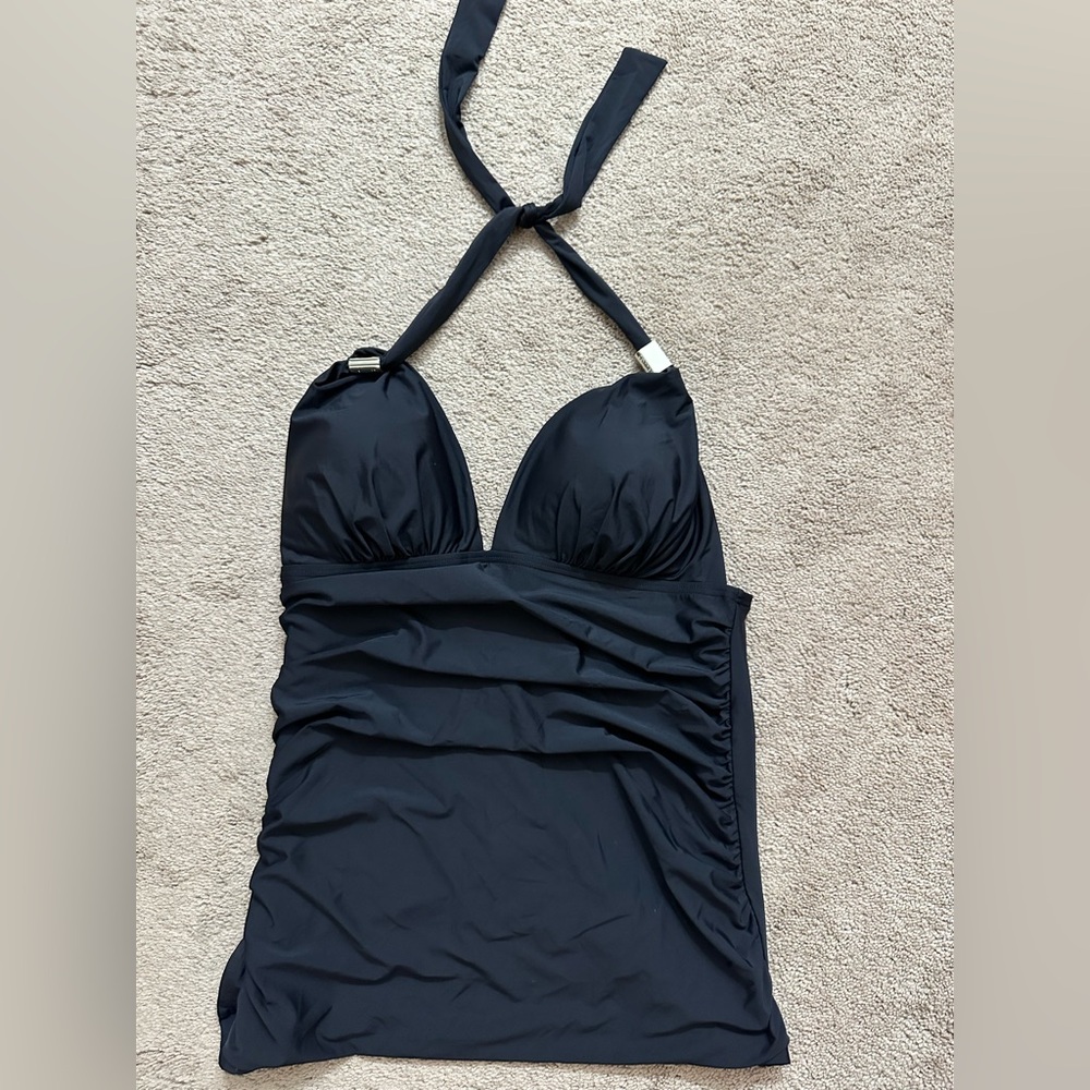 Calvin Klein black Tankini top- size M